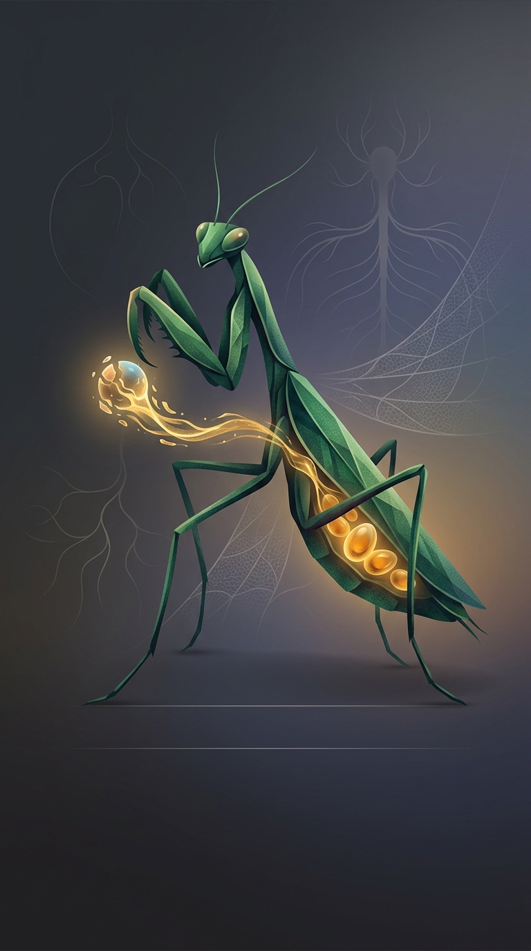 Female praying mantises frequently practice sexual cannibalism by biting off the heads of their male partners during or immediately after mating.