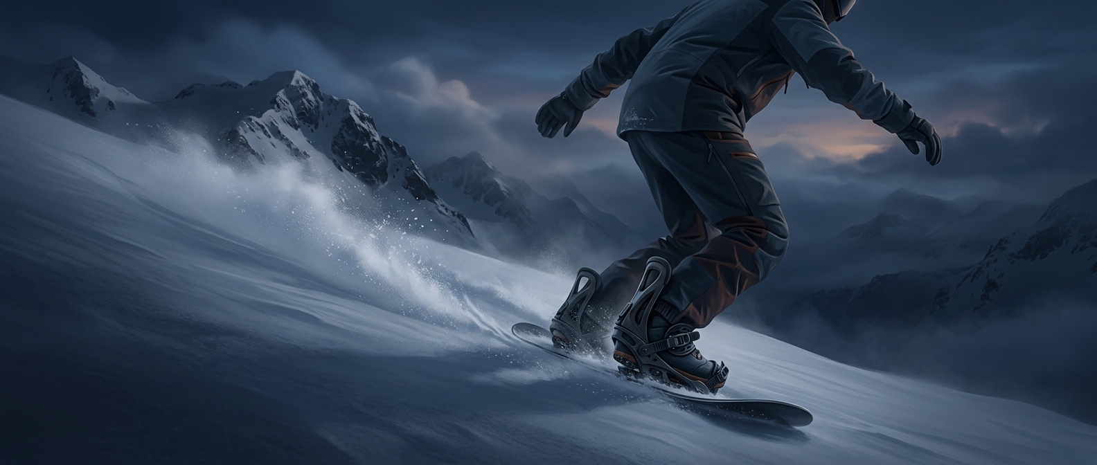 Snowboard binding highbacks transfer calf pressure to the heel edge