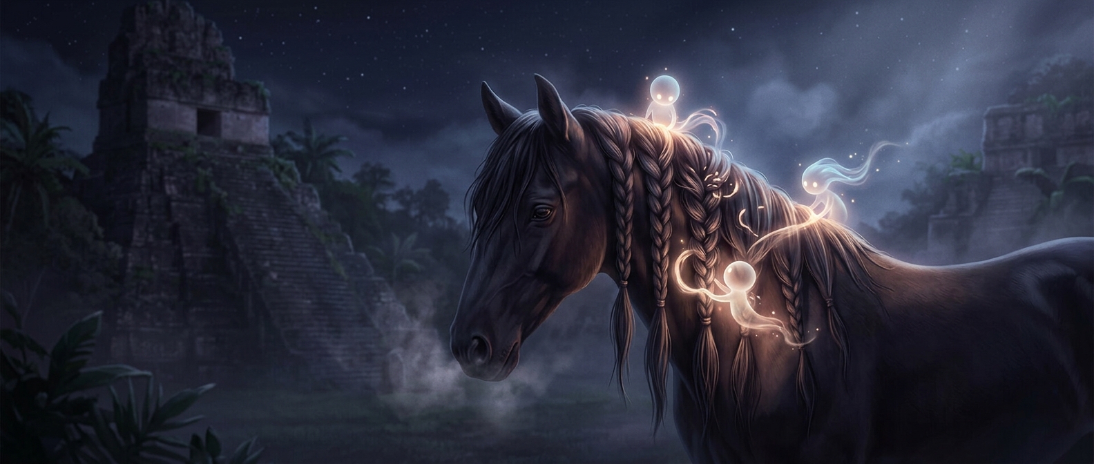 The tiny legend who braids horses' manes