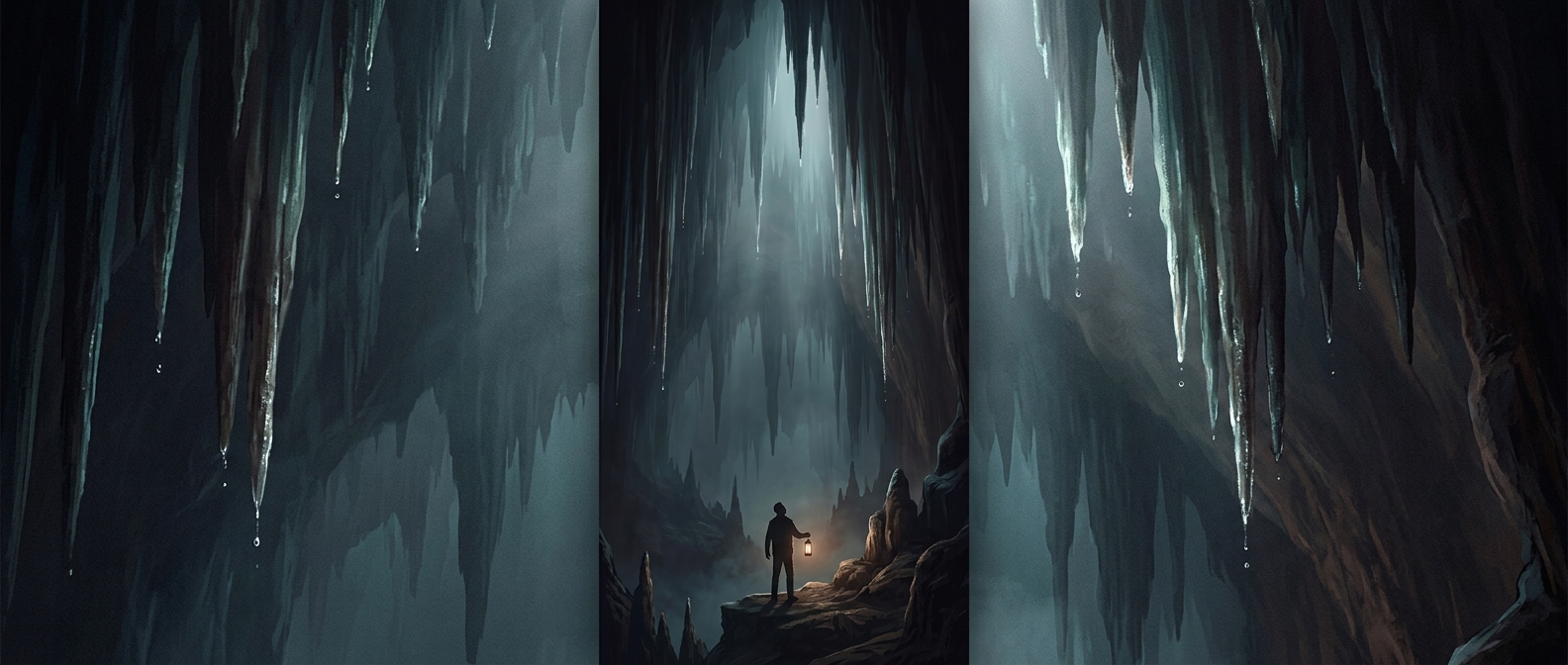 Stalactites strictly grow downward from cave ceilings