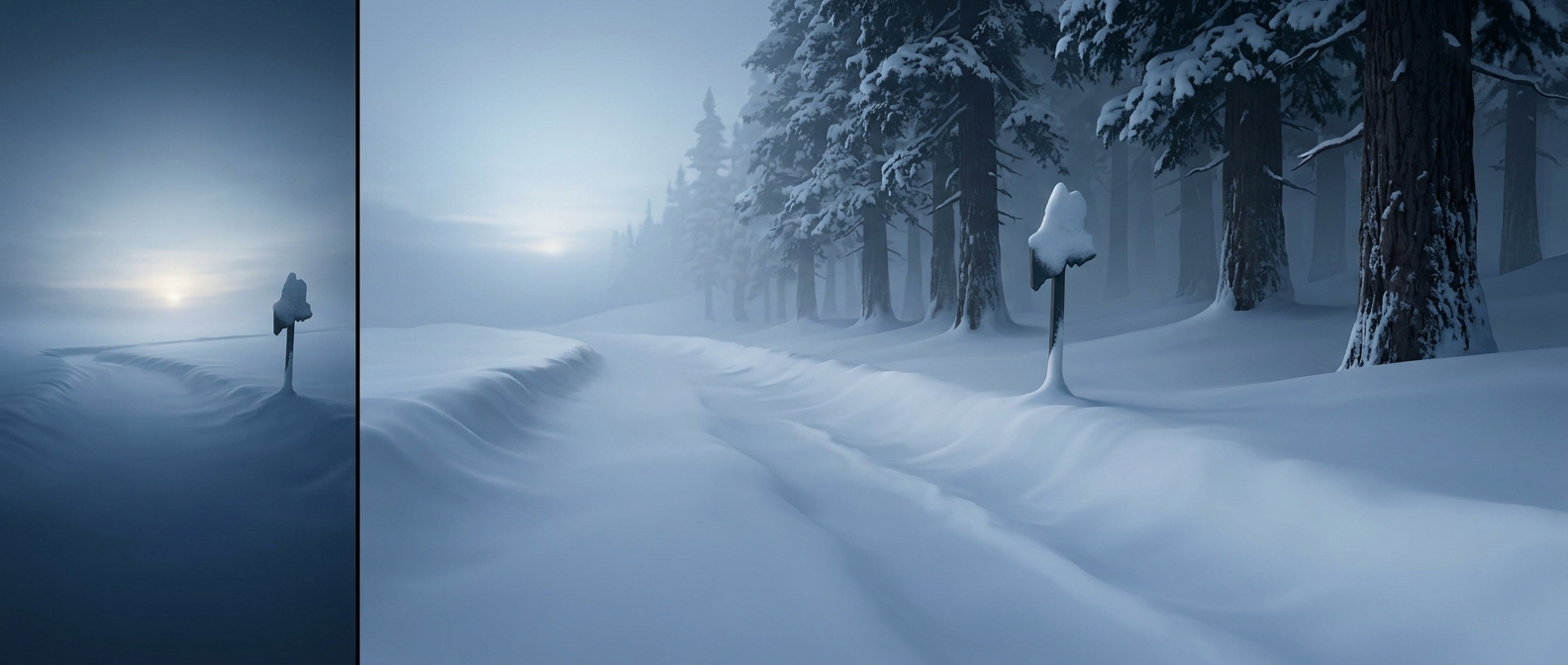 Maine local roads disappear completely under deep snow