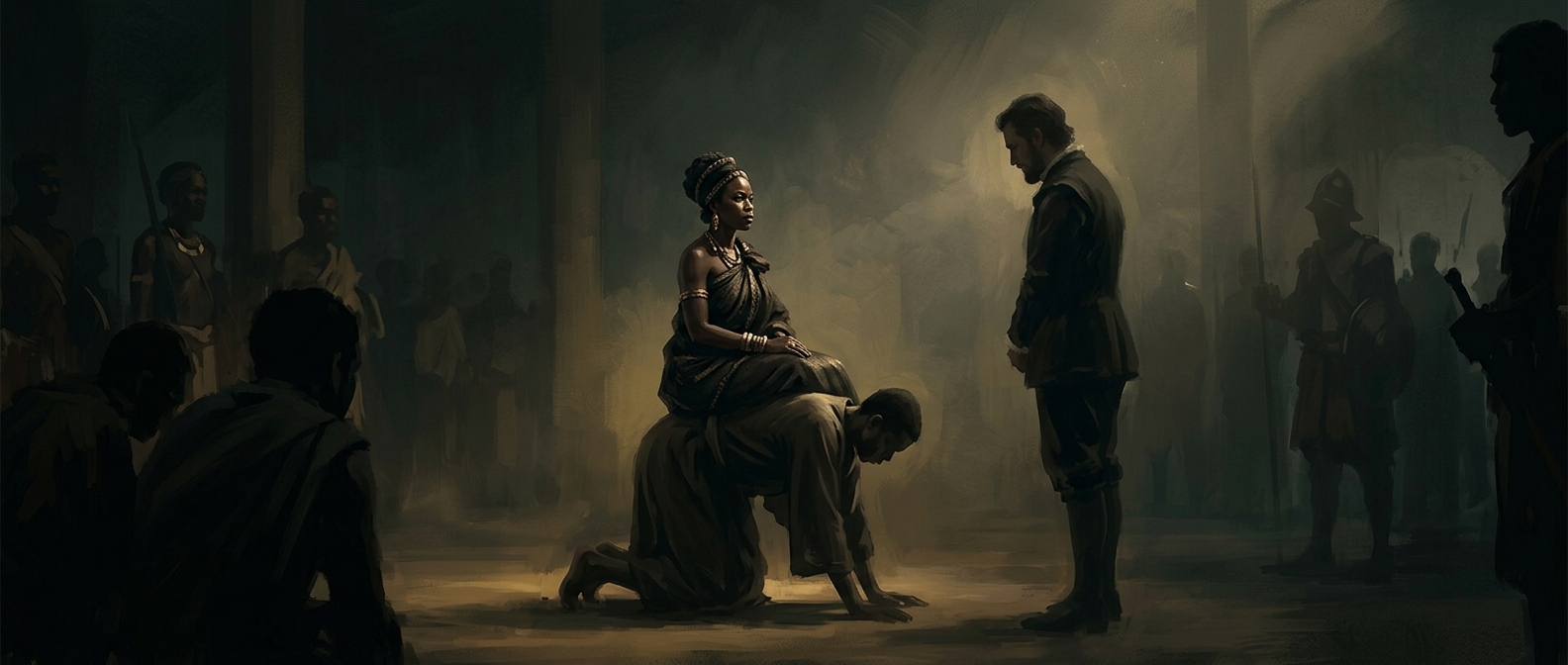 The queen who turned a servant into a chair