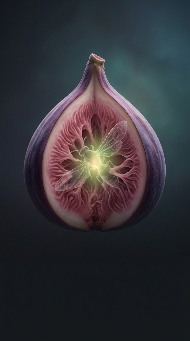 What disturbing biological sacrifice is secretly required to grow a natural, edible fig?