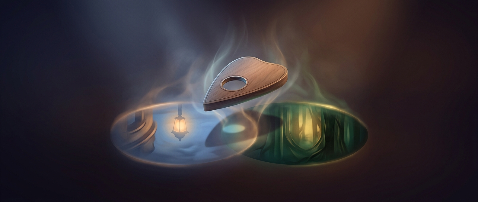 Название «Уиджа» (Ouija) буквально означает «да» на двух языках