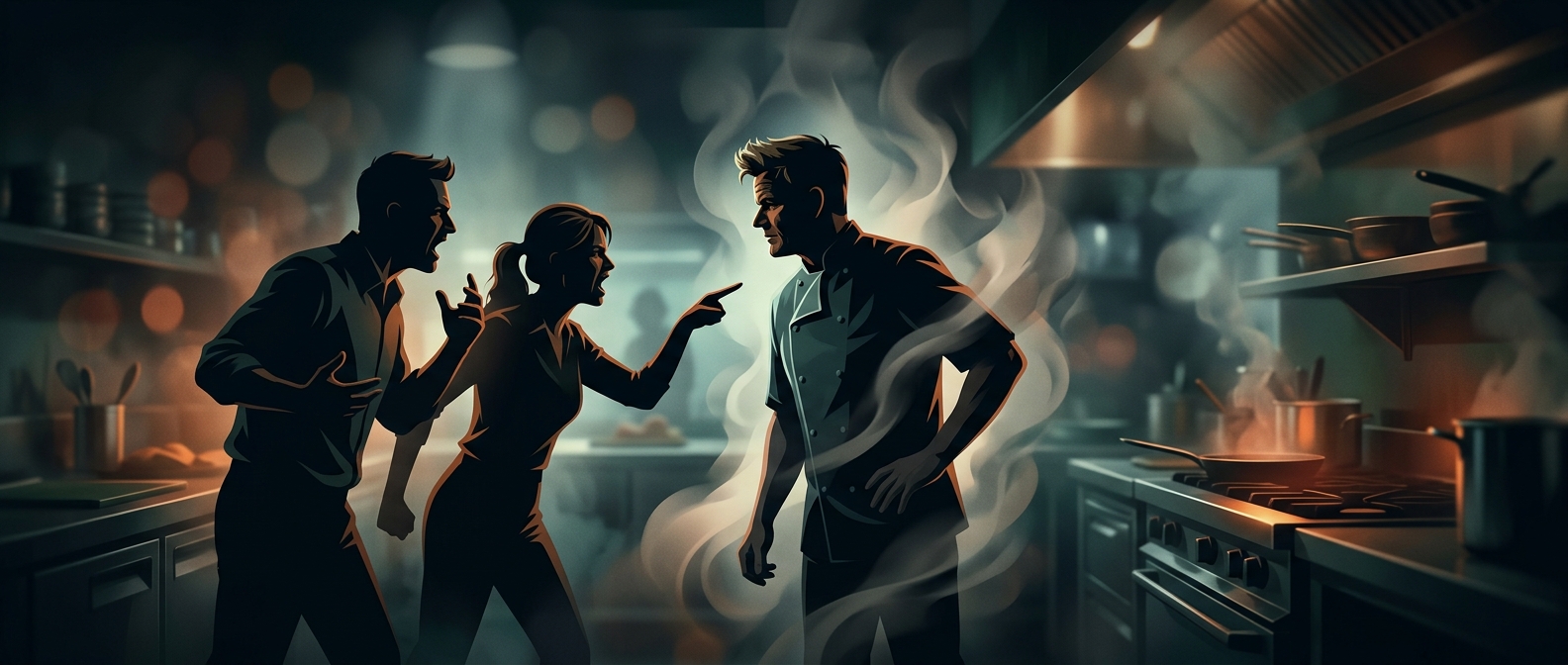 Kitchen Nightmares owners violently argue with Gordon Ramsay