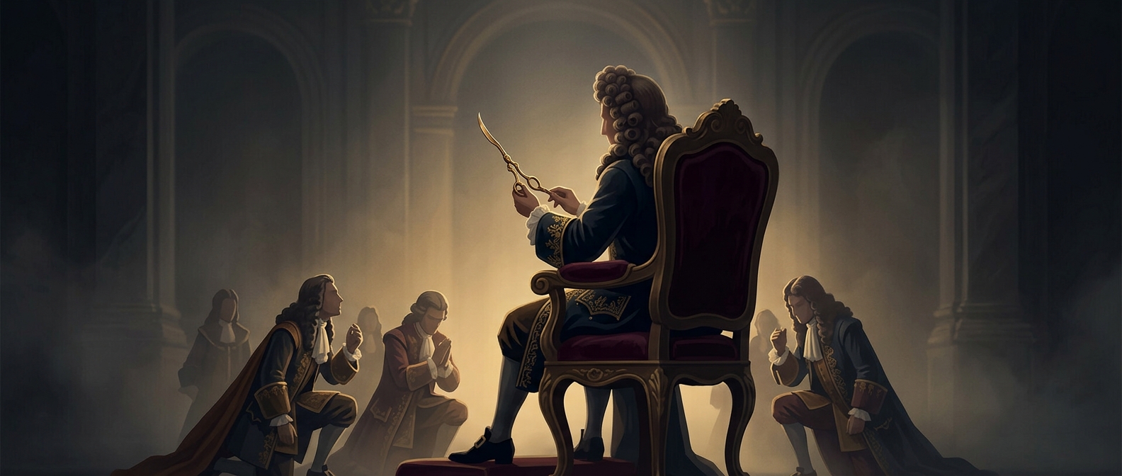Louis XIV's courtiers copied his painful surgery