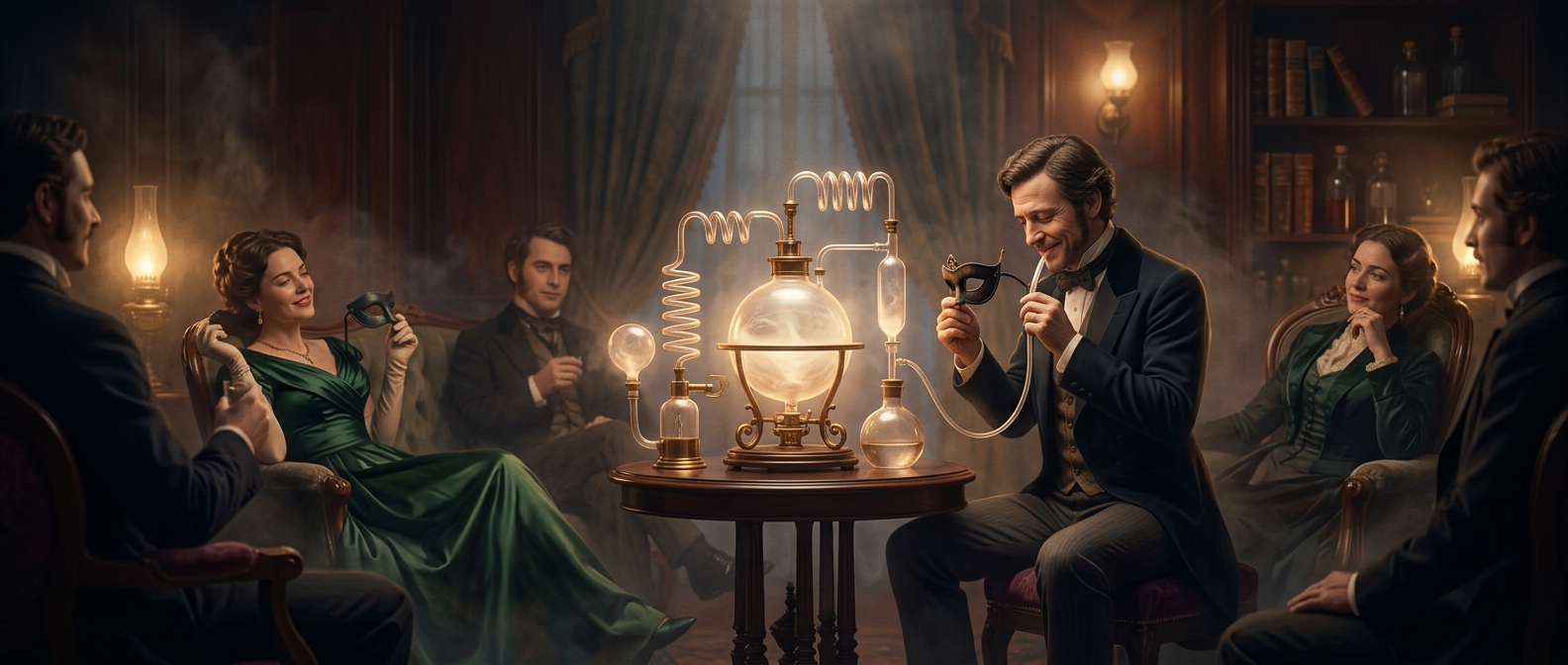 When Victorian aristocrats used laughing gas for fun