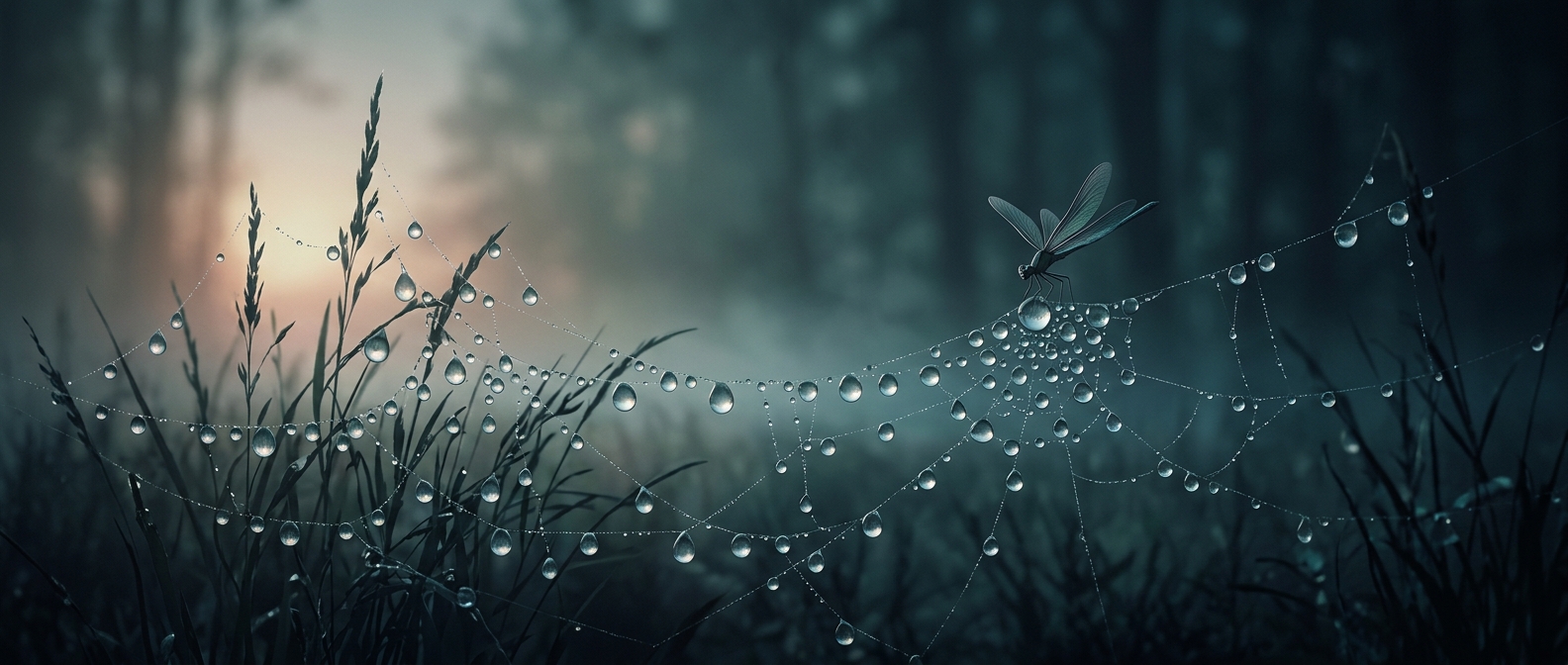 Dew doesn't fall from the sky