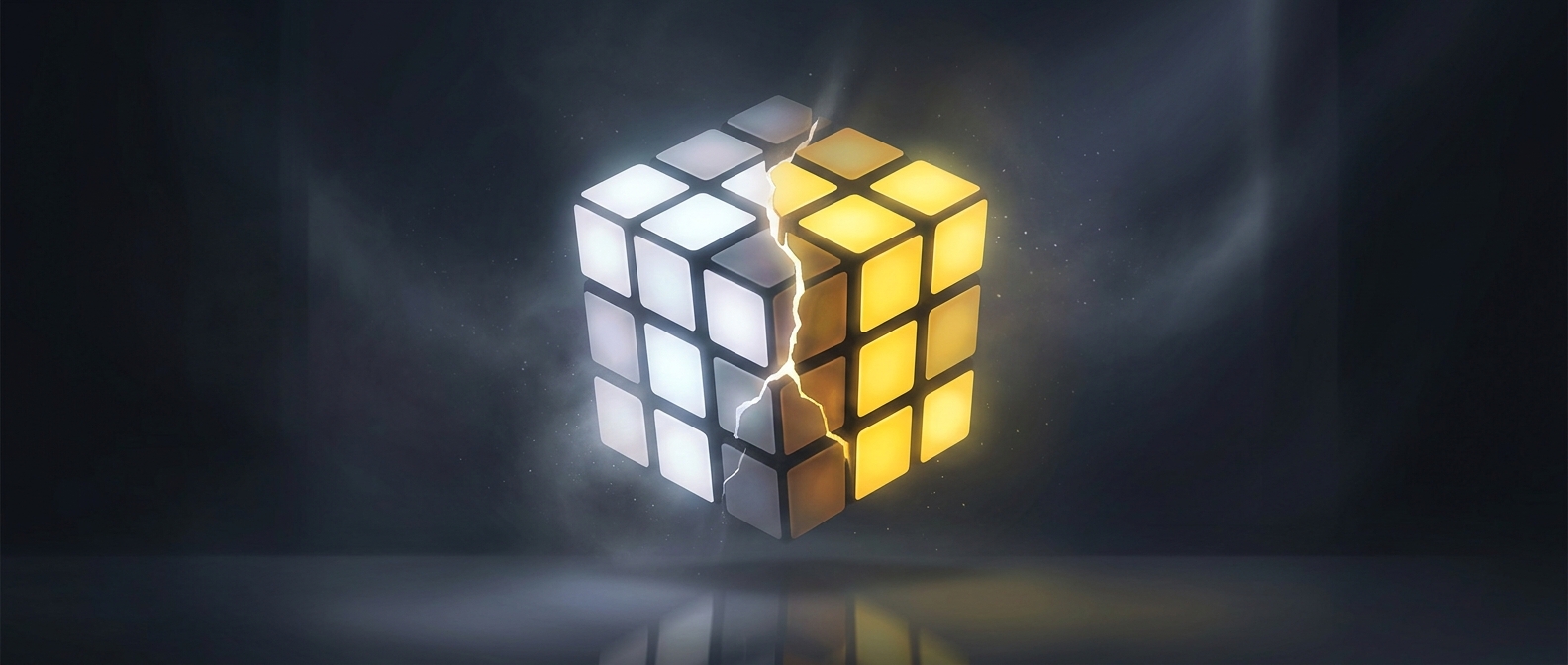 Rubik's cube white faces rest opposite yellow faces