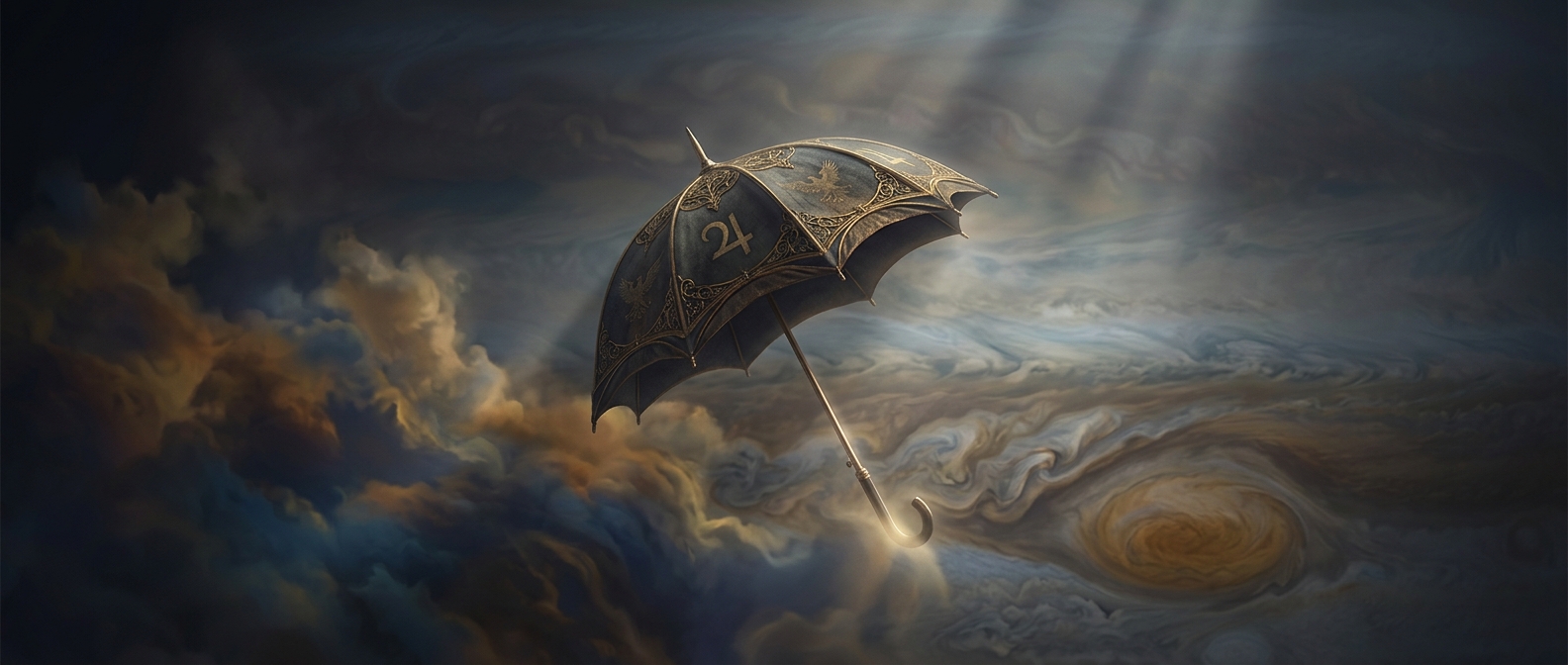 Umbrellas completely belong to Jupiter