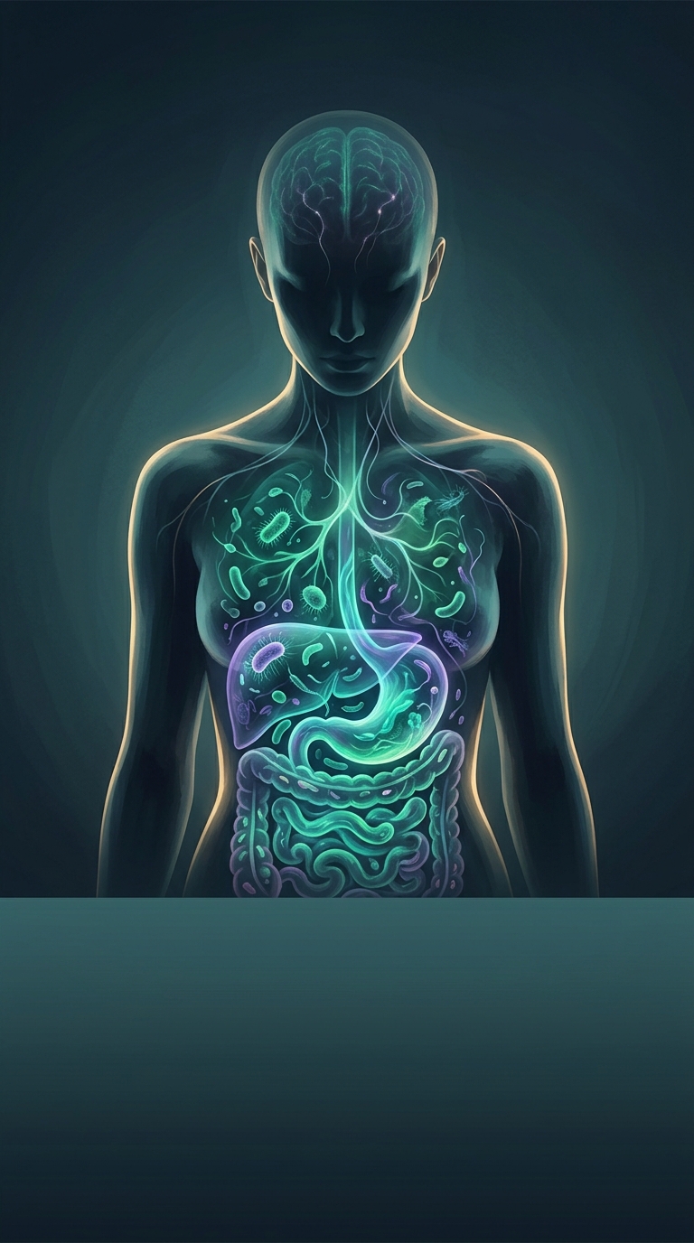 What unsettling truth about human digestion proves that we are controlled by microscopic organisms?