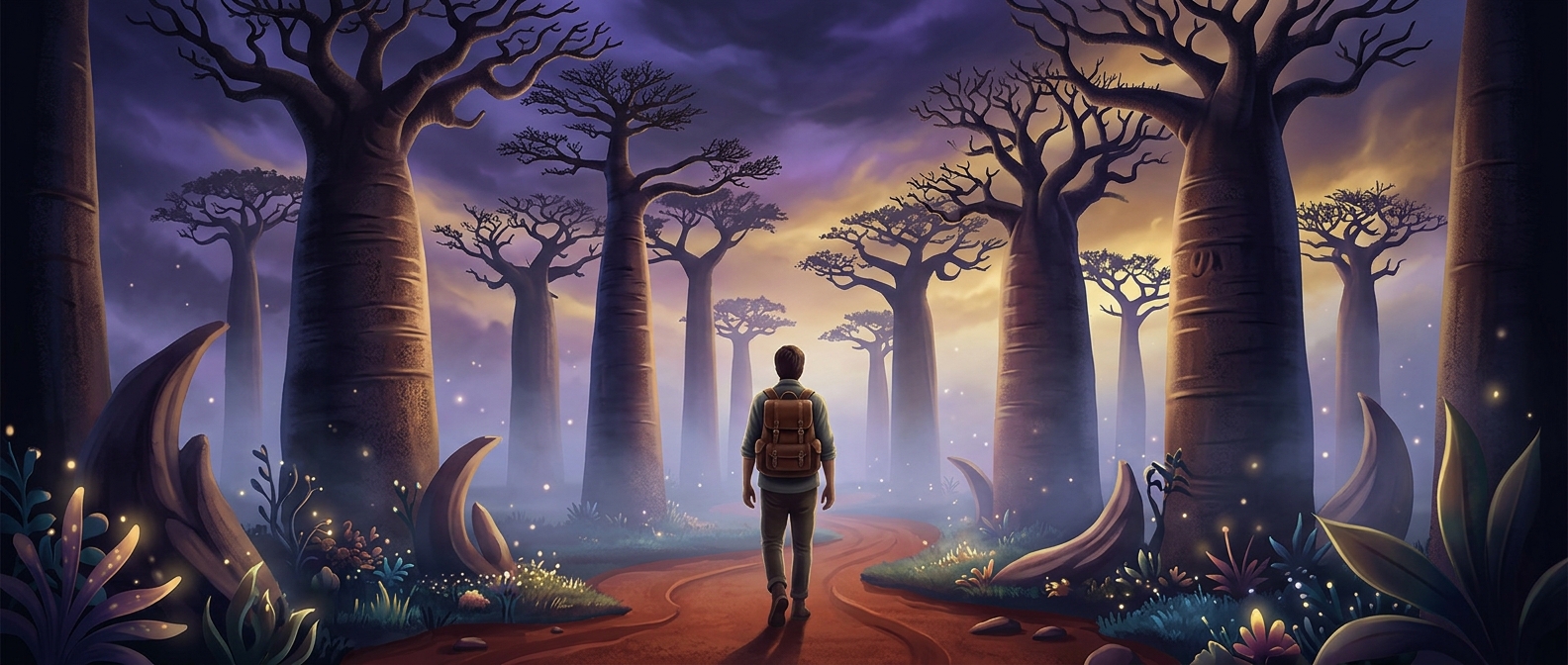 Madagascar's trees look upside down
