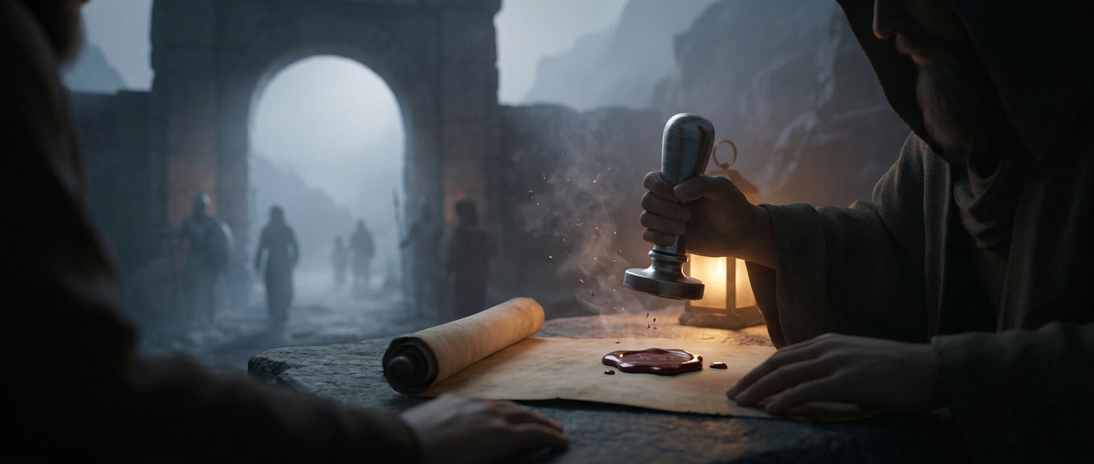 When a royal wax seal proved your identity