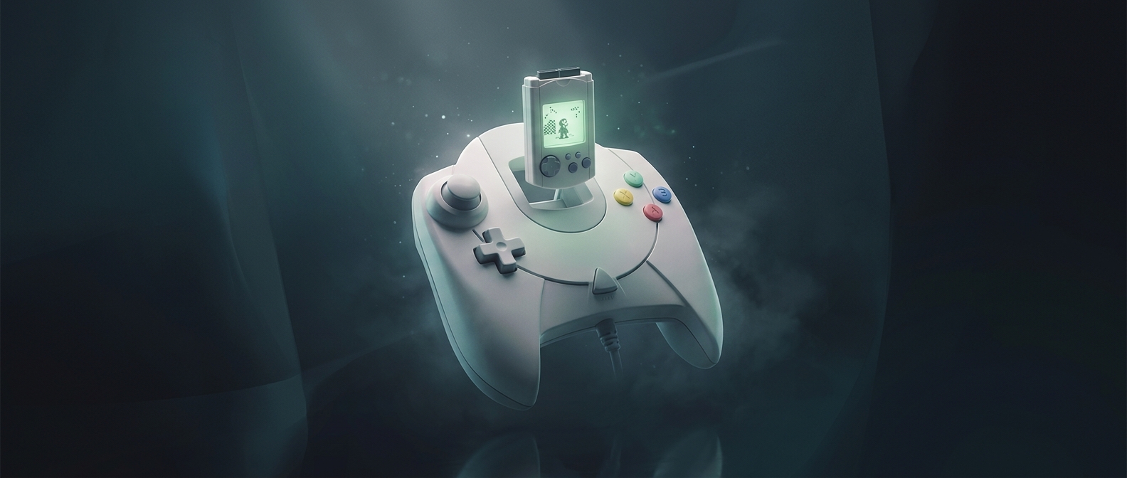 The Dreamcast controller had a tiny console inside