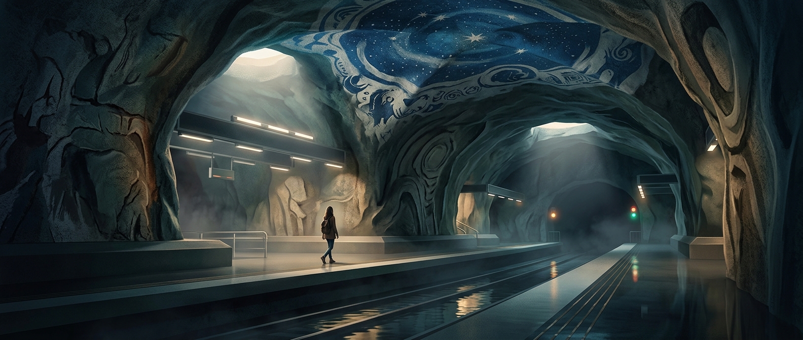 Why Stockholm’s subway feels like an art museum