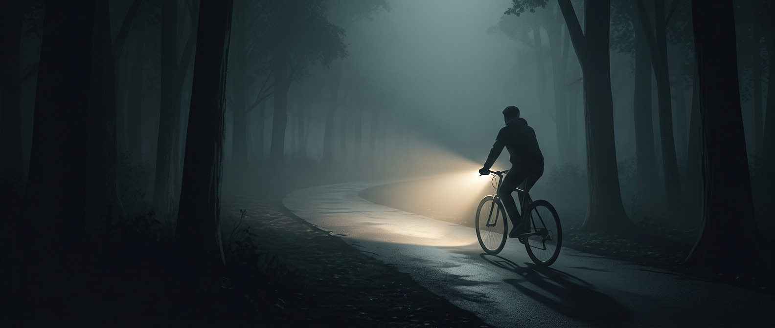 Night cycling absolutely requires a white front light