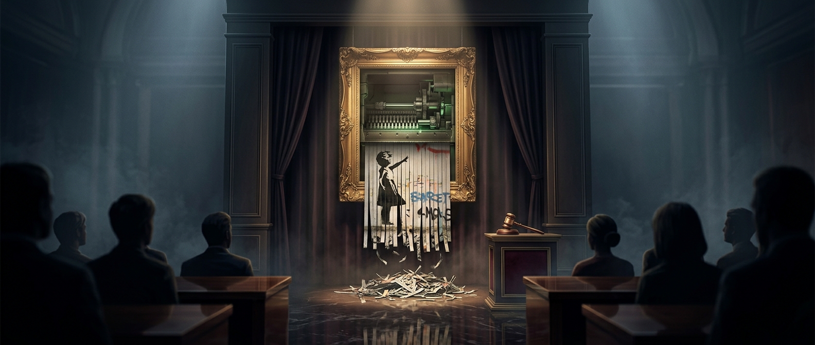 Banksy shredded his painting—and made it worth more