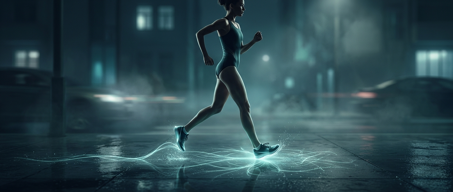 Racewalking means never losing contact with the ground