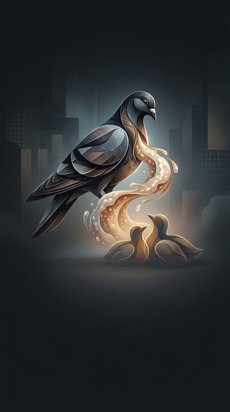 Pigeons are one of the exceptionally rare species of birds that produce a nutrient-dense substance known as crop milk to feed their young, which is secreted from the lining of…