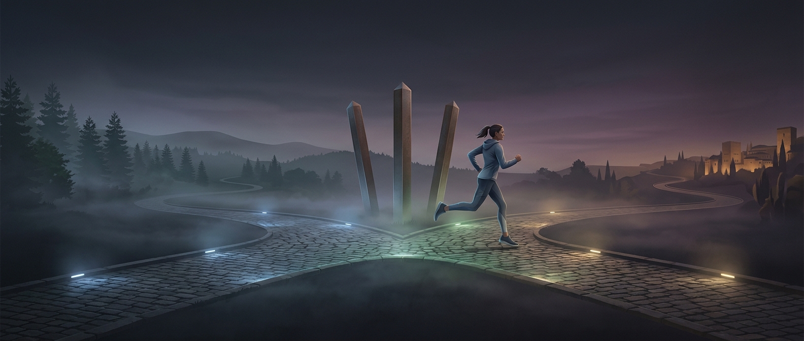 Three countries, one quick jog