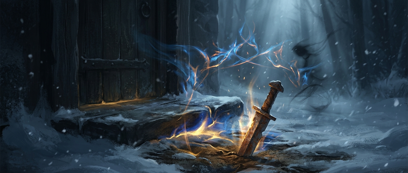 Why ancient European pagans buried iron blades beneath their doorsteps during the winter