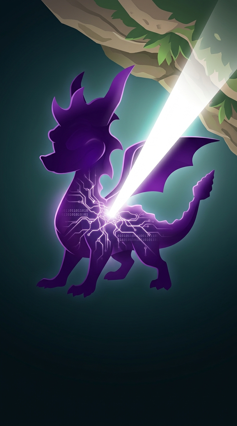 Spyro the Dragon is famous for his vibrant purple scales. Why did developers deliberately choose this unnatural color?