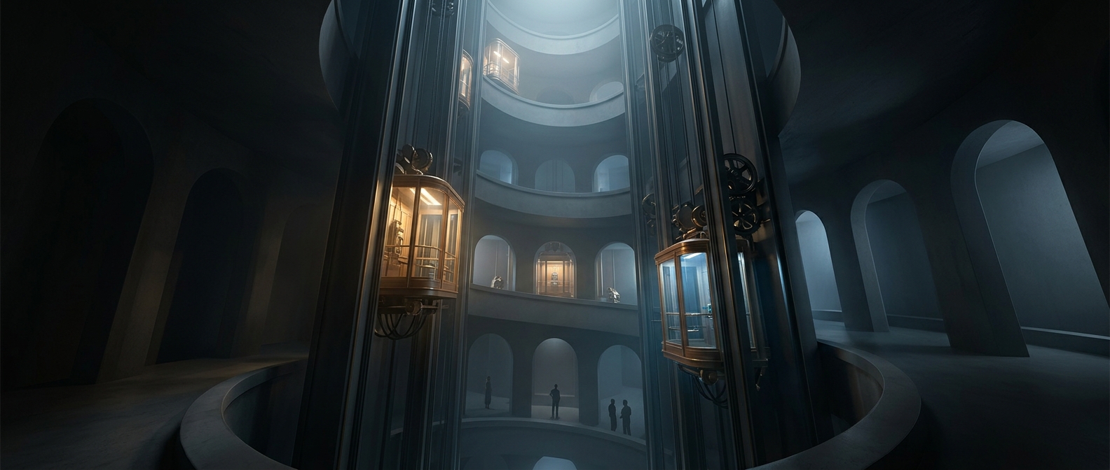 The elevator that never stops moving