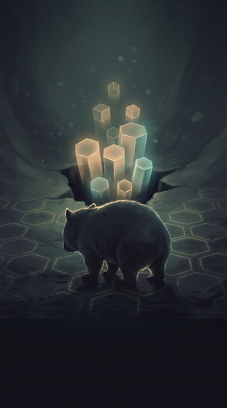 Why do Australian wombats excrete poop that is perfectly shaped like six-sided geometric cubes?