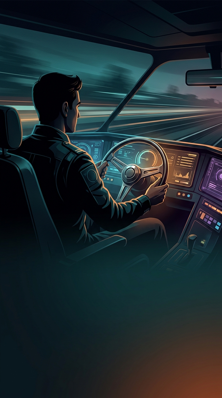 High-speed trains follow tracks, so what is the actual purpose of the large steering wheel in the conductor's cabin?