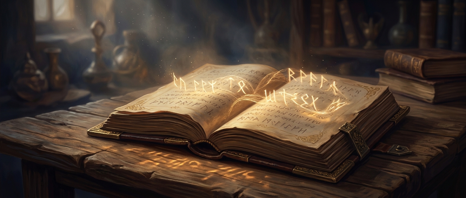 Medieval spellbooks share roots with basic grammar rules