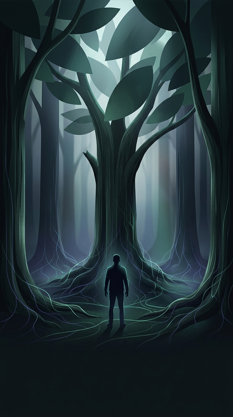 A walk through the forest is a walk over a massive, silent battlefield and marketplace. Trees secretly communicate and share resources using: