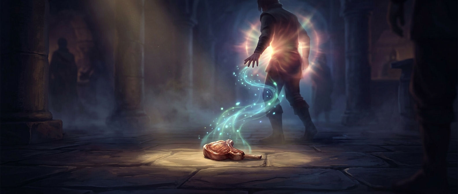 Why video games let you heal with food from a barrel