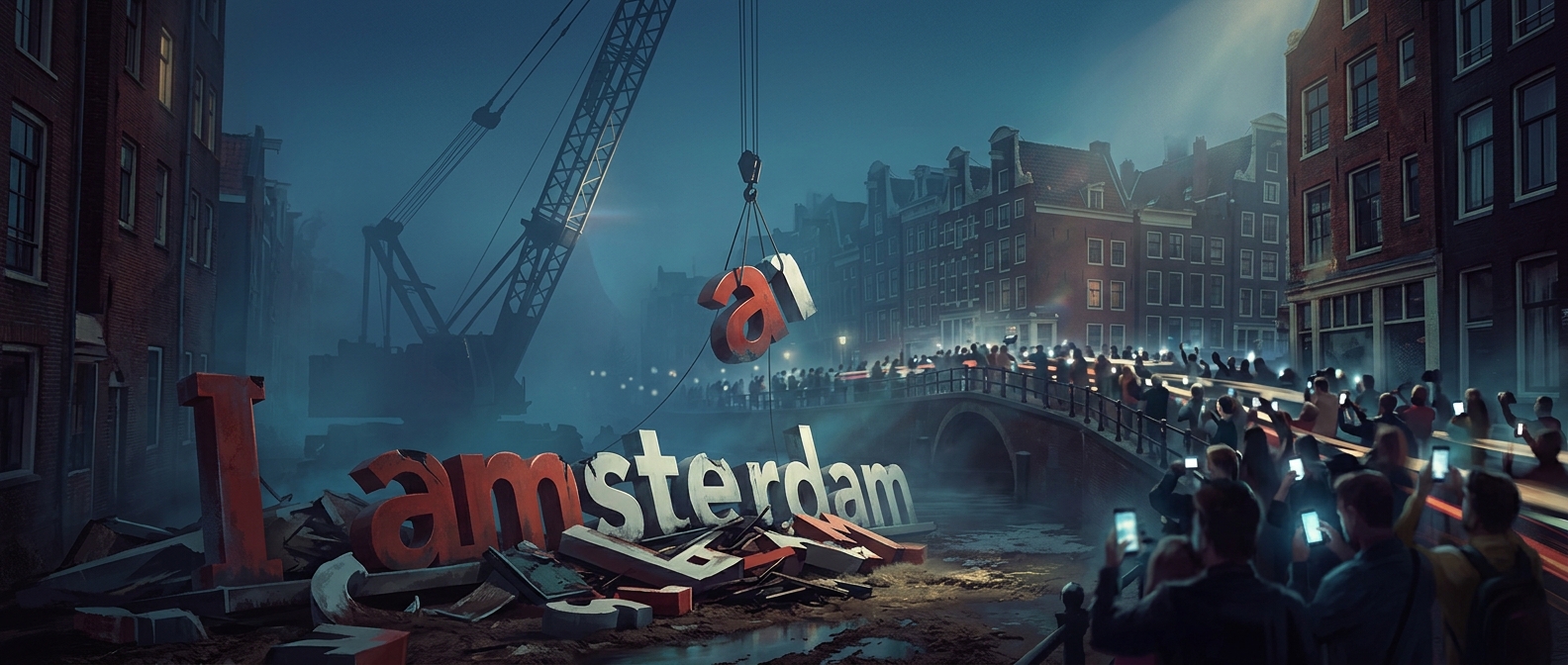 Почему Амстердам убрал надпись I amsterdam