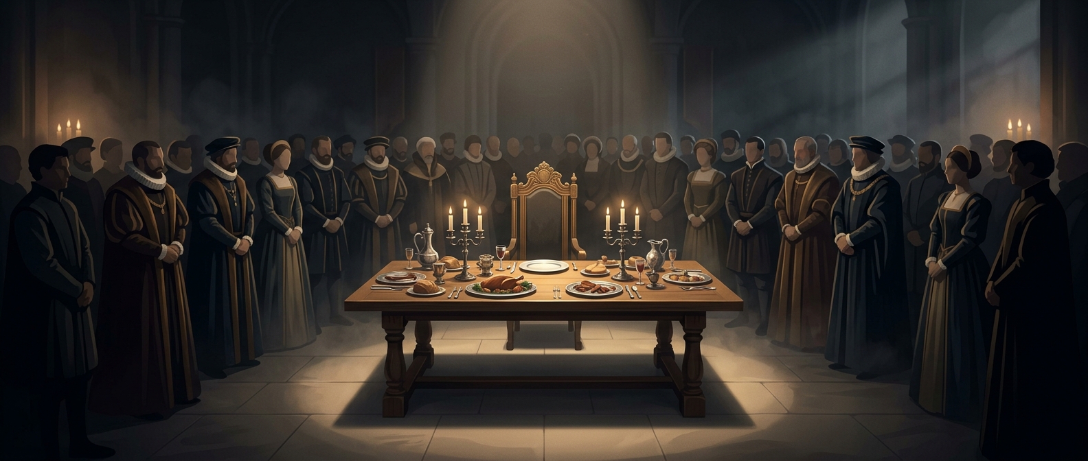 When watching the king eat became a royal privilege