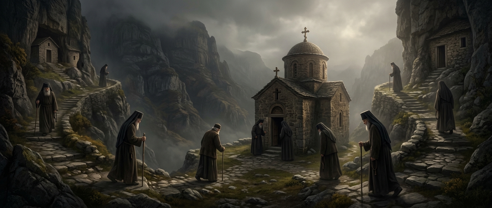 Lavra monks lived alone but awkwardly met on Sundays