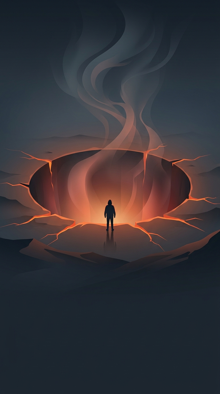 Deep in the desert sits a terrifying, 220-foot crater of fire known as the Door to Hell.
