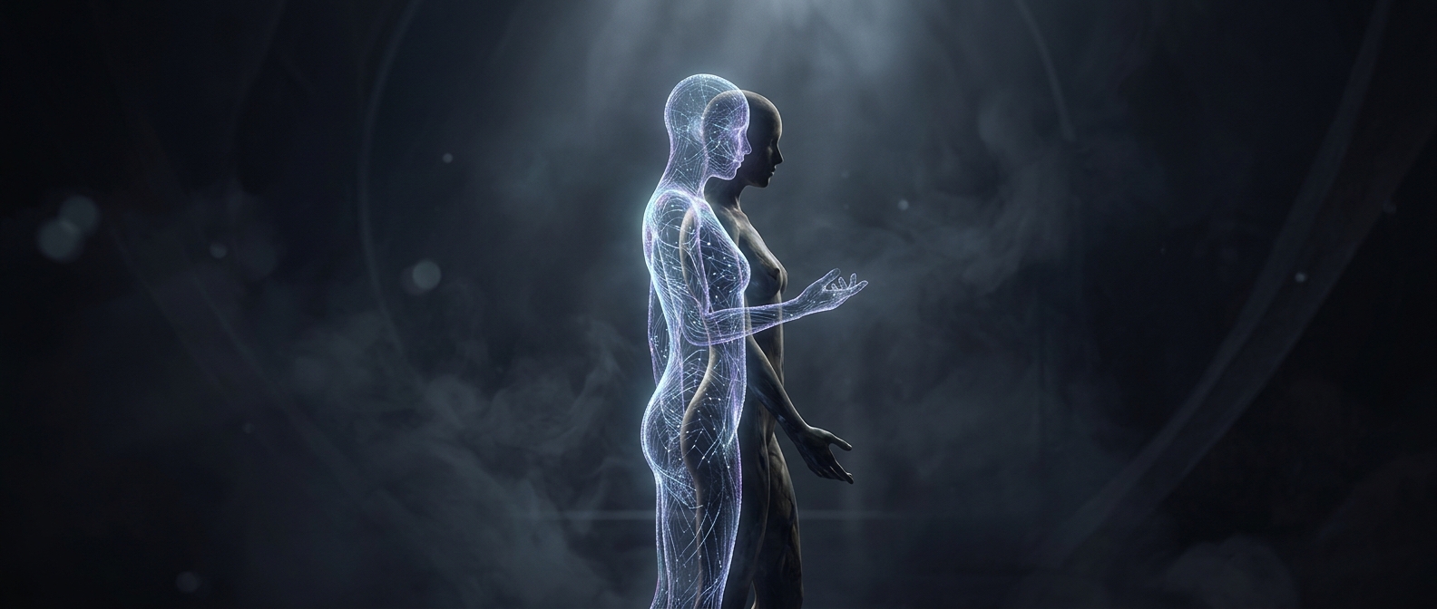 Etheric double acts as a physical body blueprint