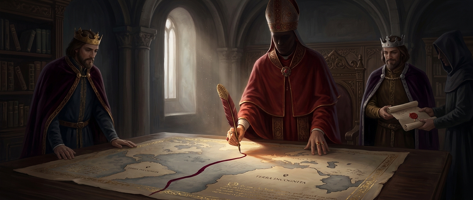 The Pope once divided half the world between Spain and Portugal