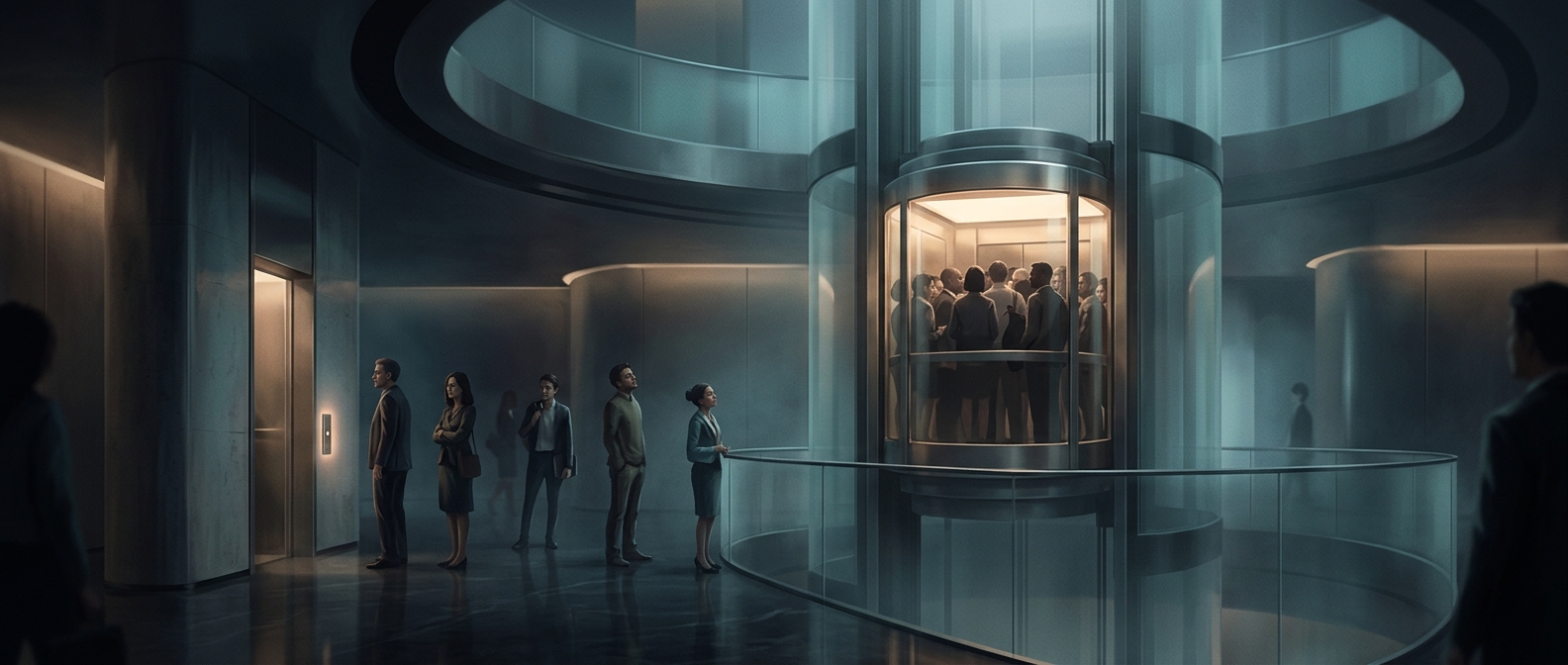 Why an overloaded elevator skips your floor