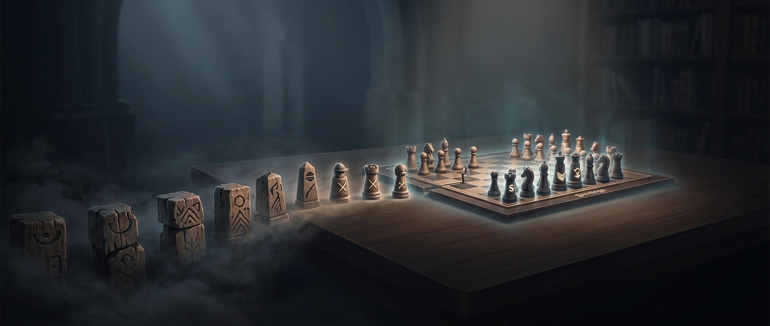 Stratego traces its mechanics to a forgotten early twentieth-century game