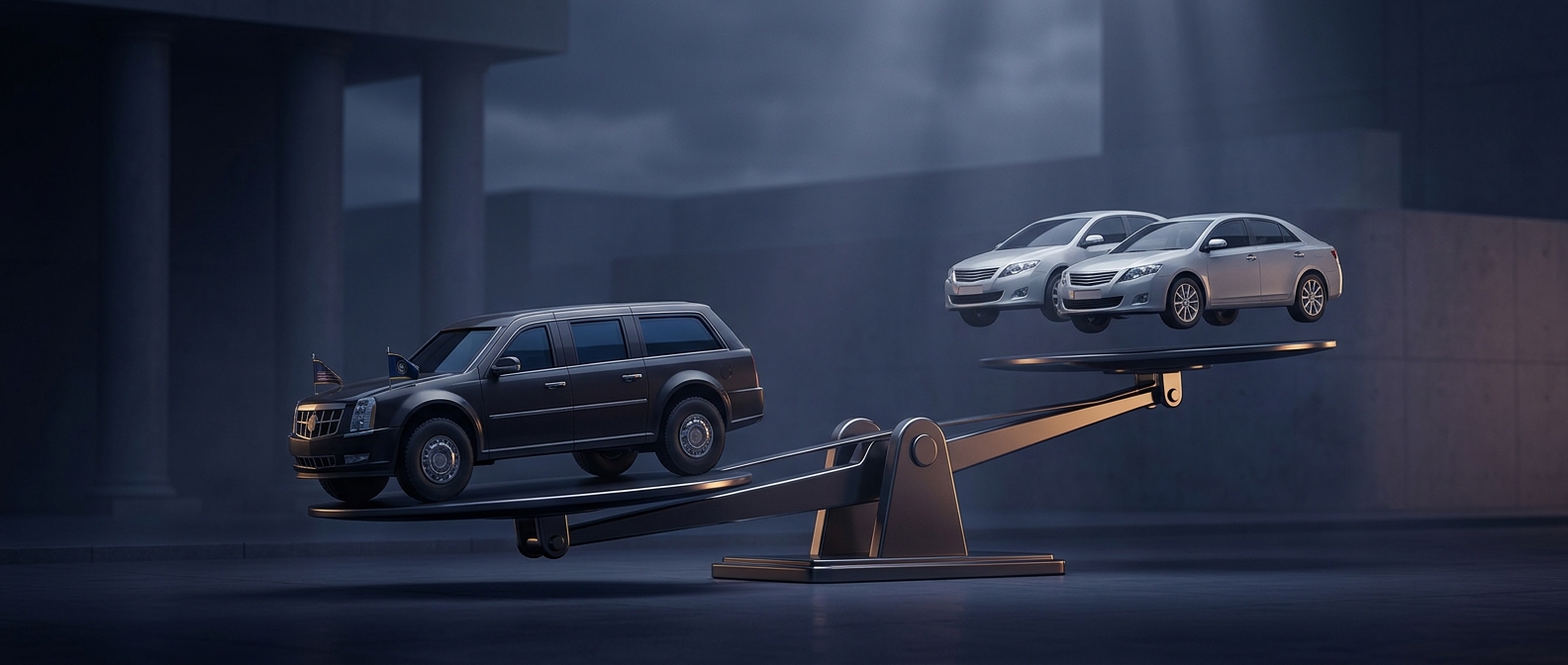 Why diplomatic cars weigh more than a ton