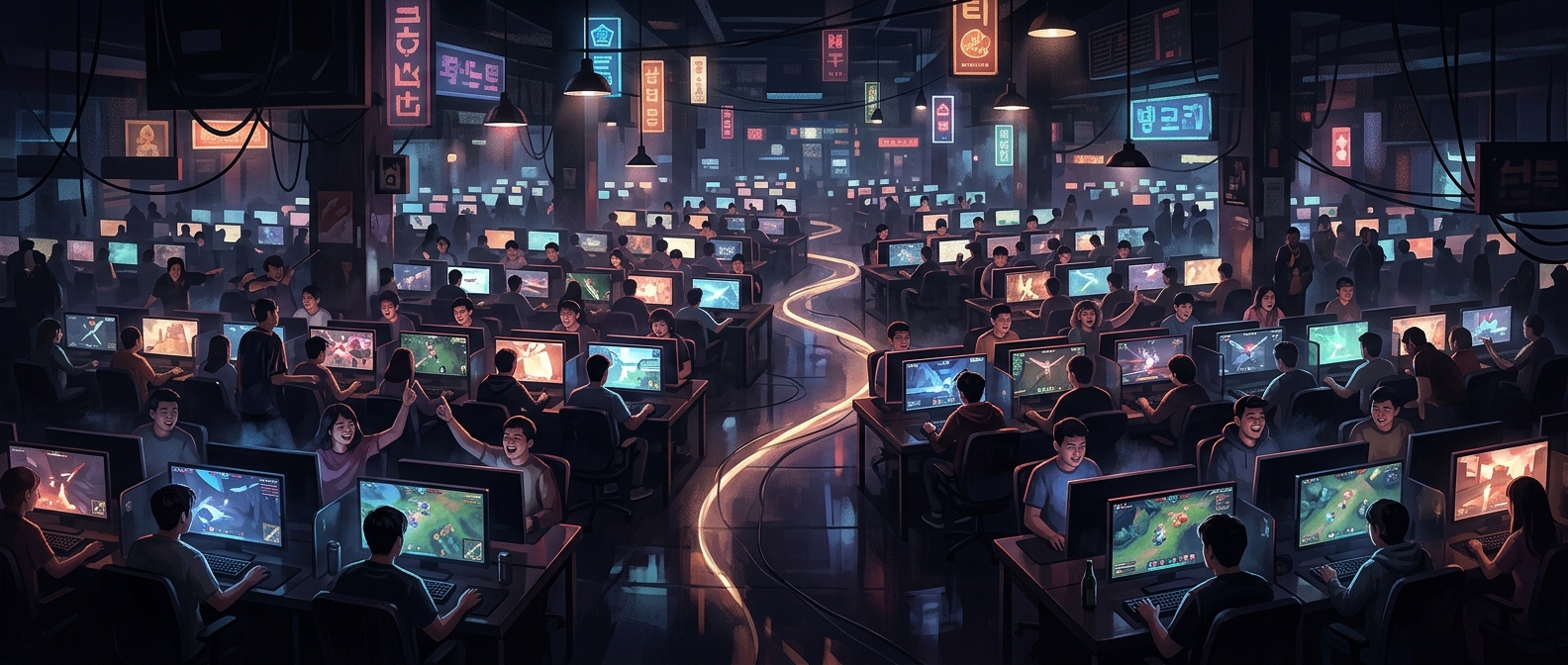 In Korea, gamers get hot noodles at their desks