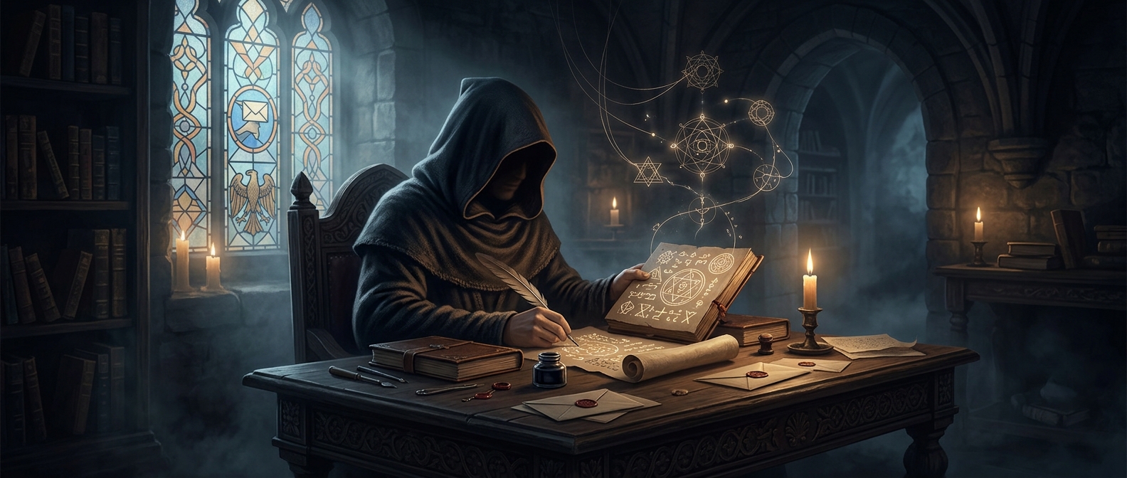 Worked as a medieval postal cryptographer