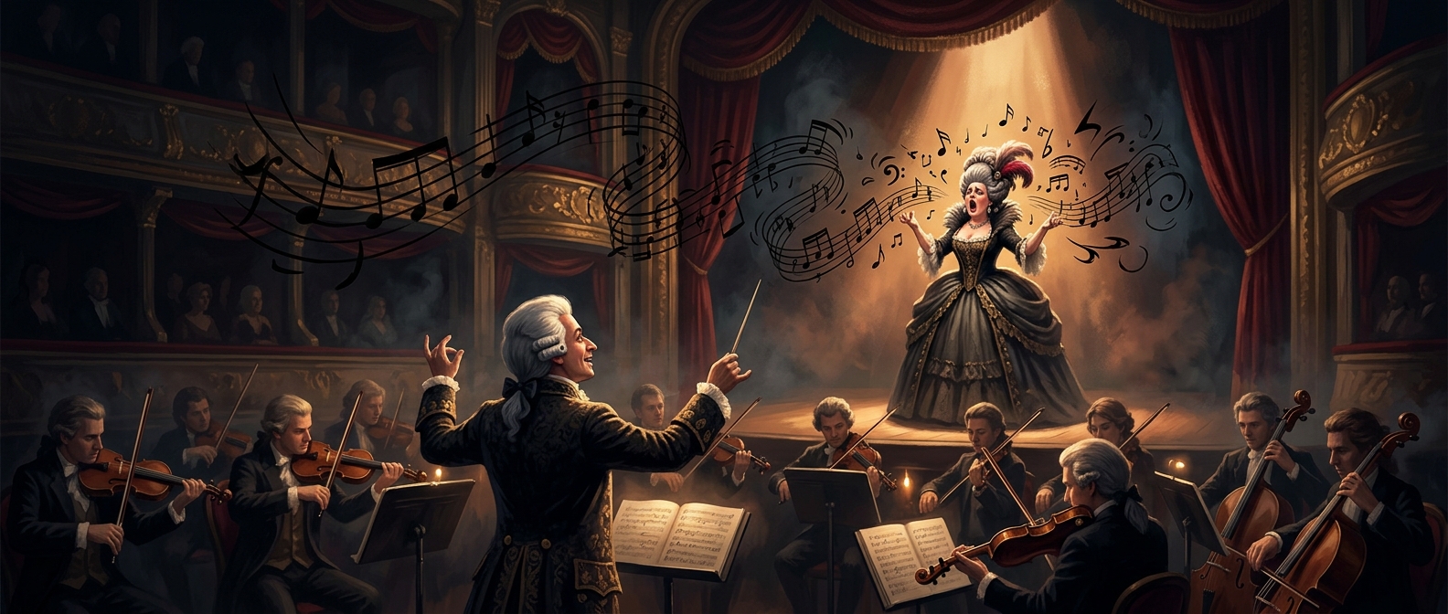 Mozart's musical roast of bad musicians