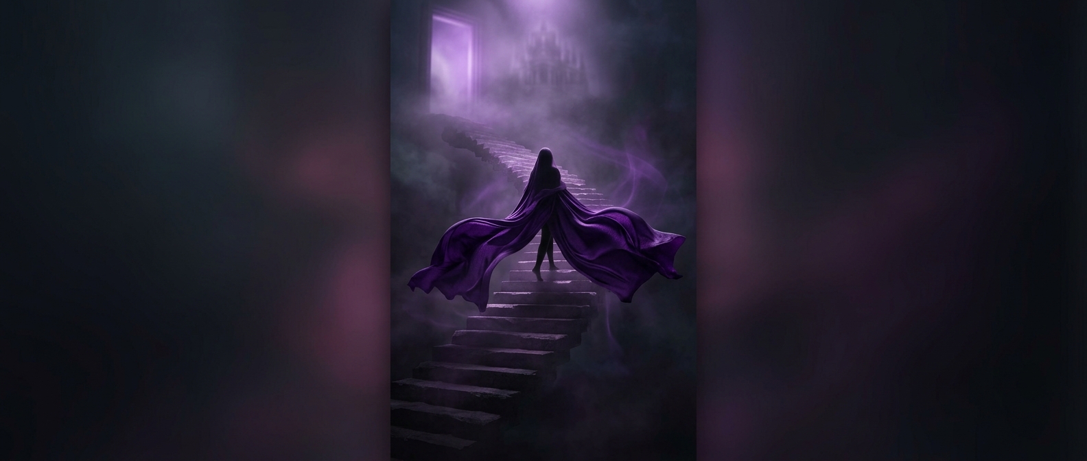 Purple fabrics artificially elevate apparent status
