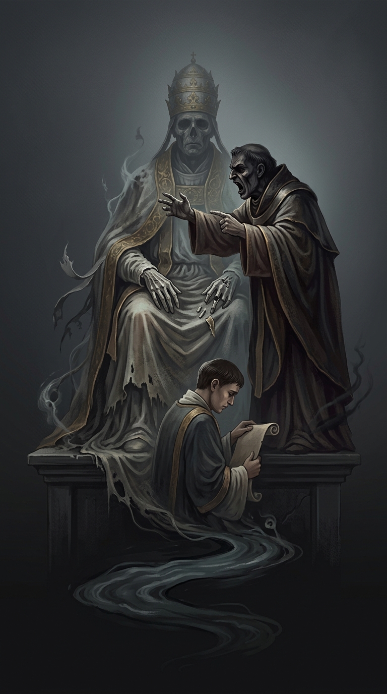 Pope Stephen VI ordered the nine-month-old corpse of his predecessor, Pope Formosus, to be dug up, dressed in papal vestments, and put on trial in 897.