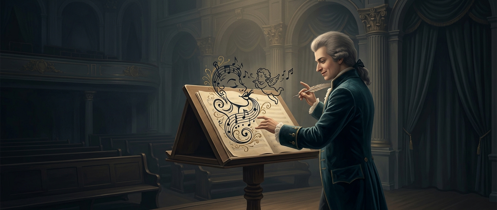 Mozart wrote a song called Leck mich im Arsch