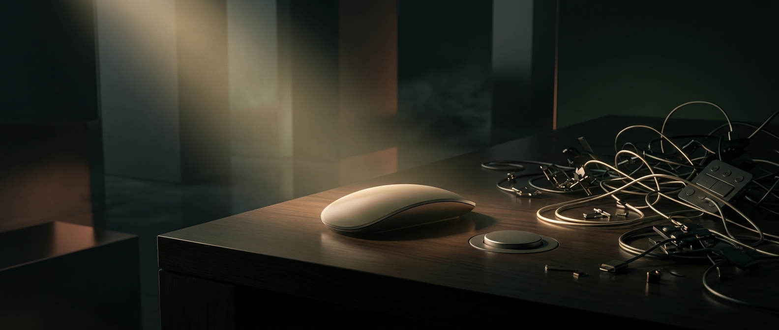Why the original Apple mouse had one button