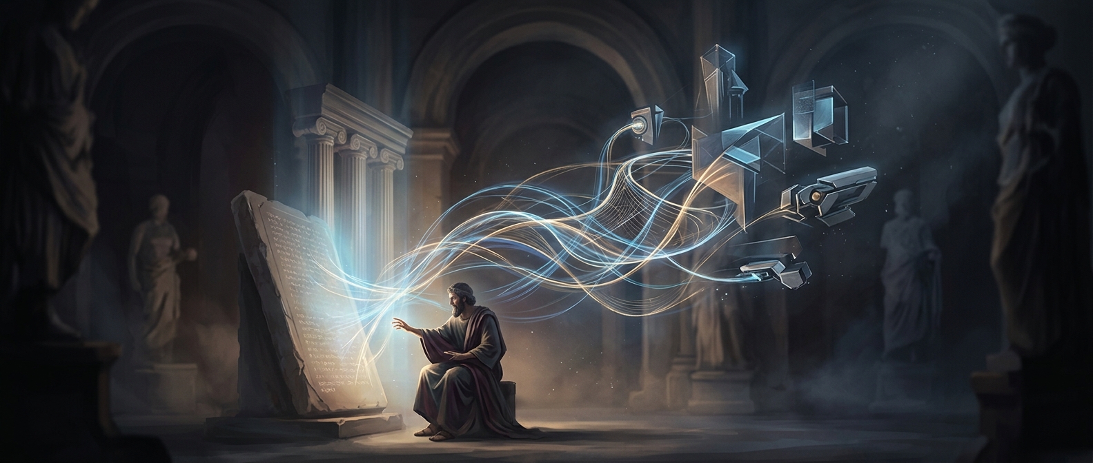 Word technology stems from ancient Greek terms for crafting