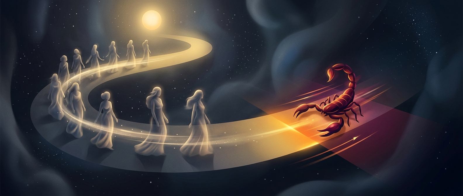 Scorpius only hosts the sun for a measly seven days while Virgo hogs it for forty-five days in the real physical sky